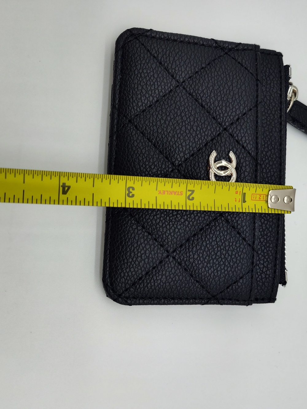 CHANEL Makeup Quilted Card Holder Coin Purse Black CC Beauty Collection NIB GWP - Picture 8 of 11